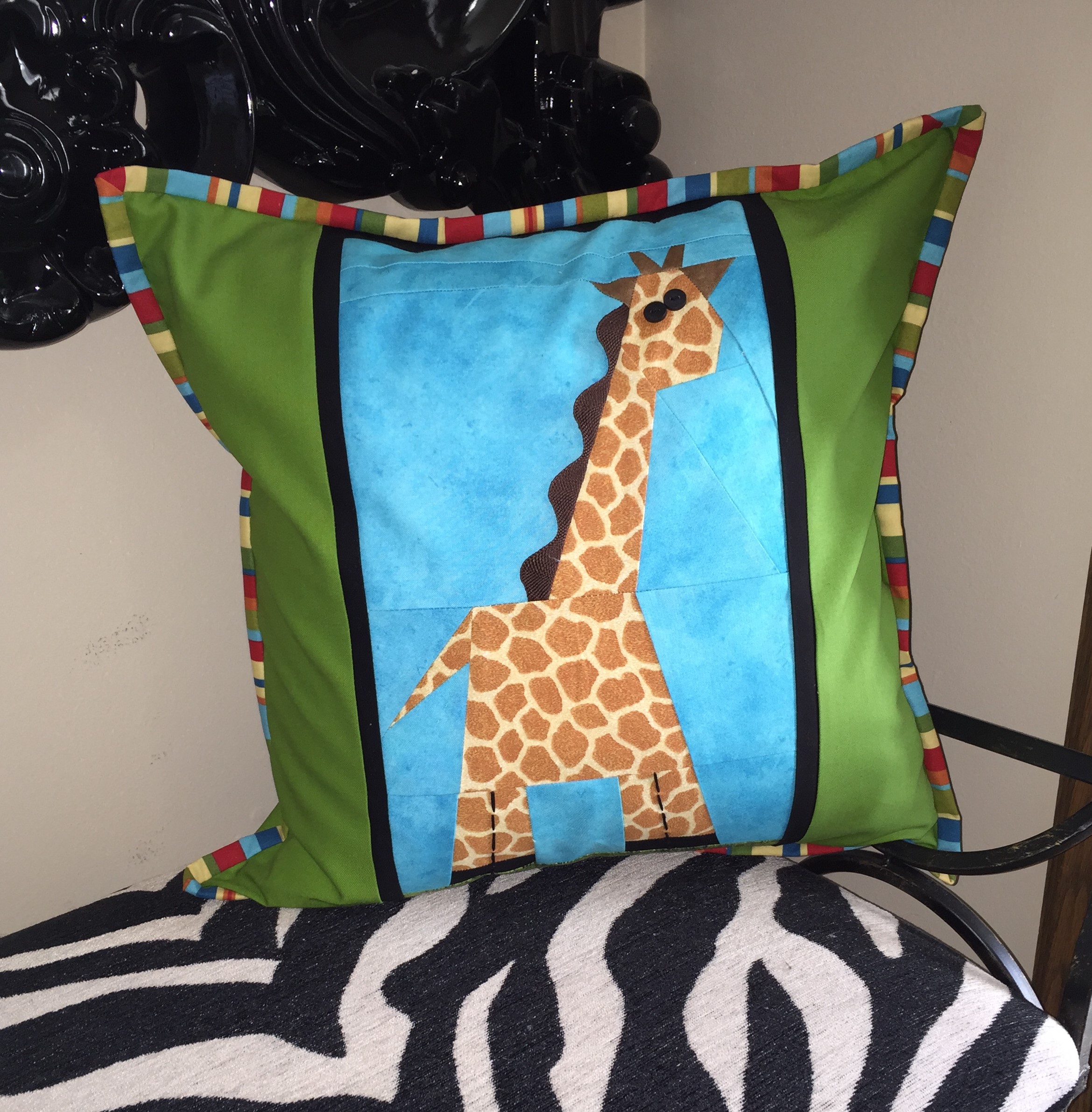 Giraffe Paper Pieced Pattern - Made By Marney